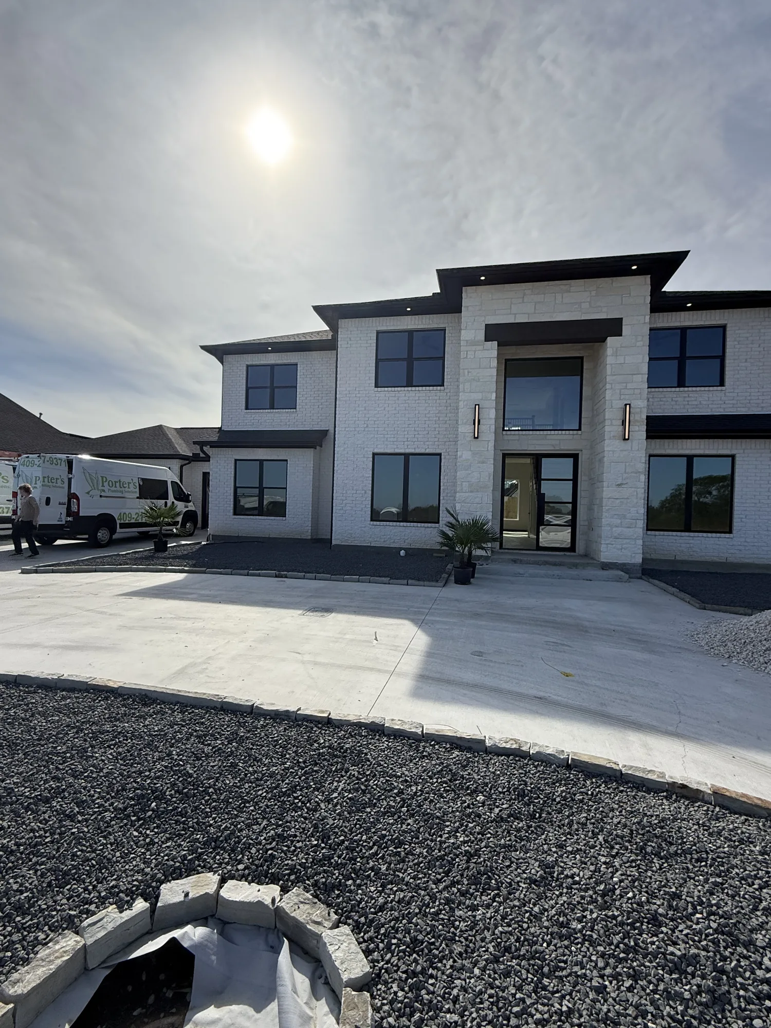 Completed new construction home plumbed by Porter's in Port Neches, TX
